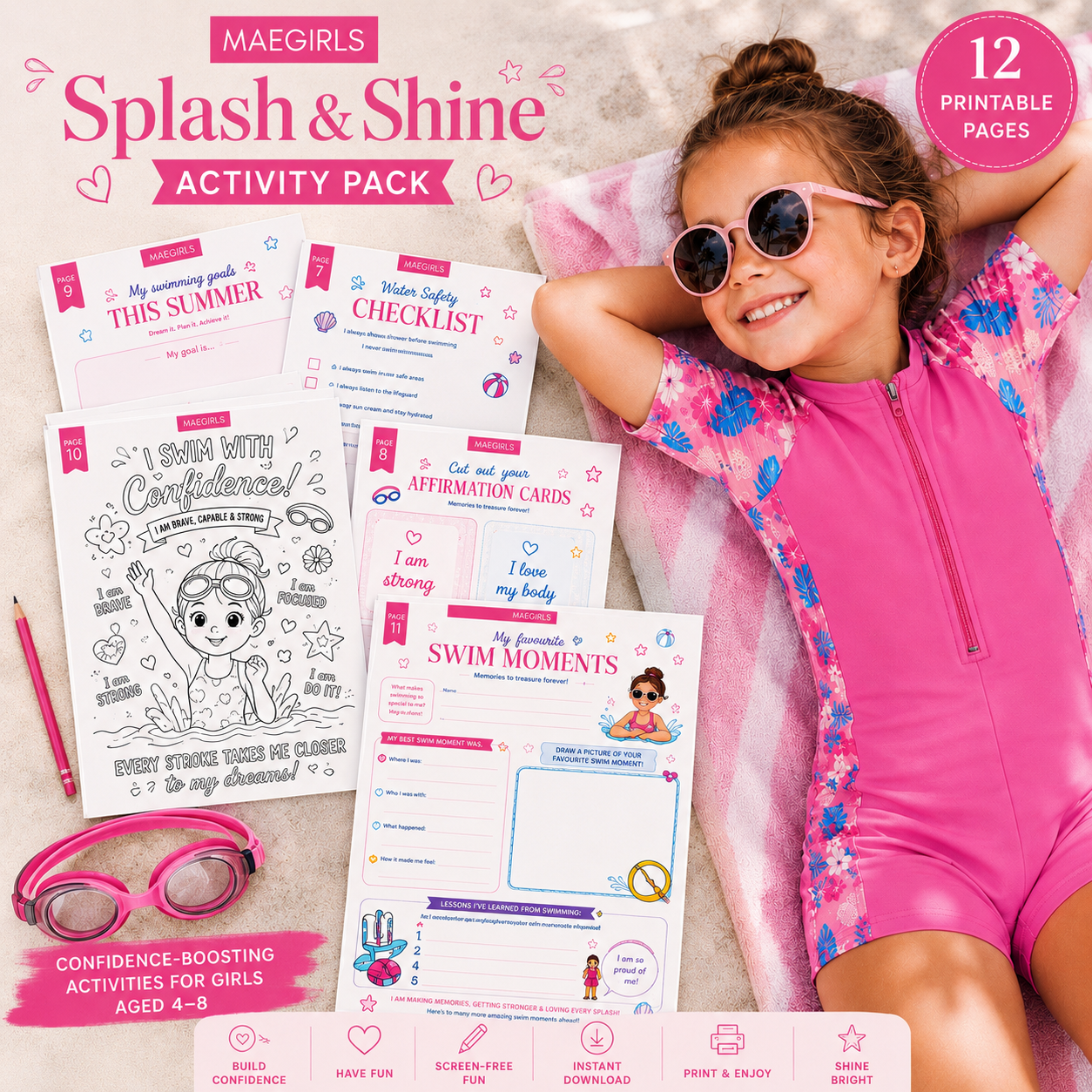 Splash & Shine™ Confidence Swim Activity Pack