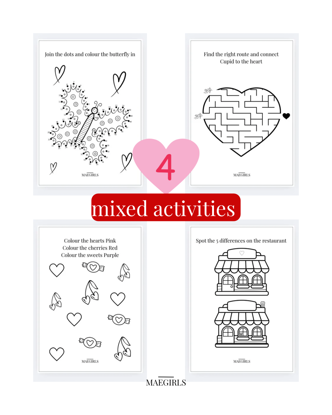 The Little Lady Valentine’s Collection (21 Pages)