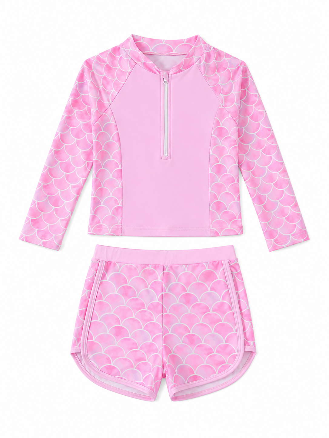 Pink Lagoon Long Sleeve Two Piece Set