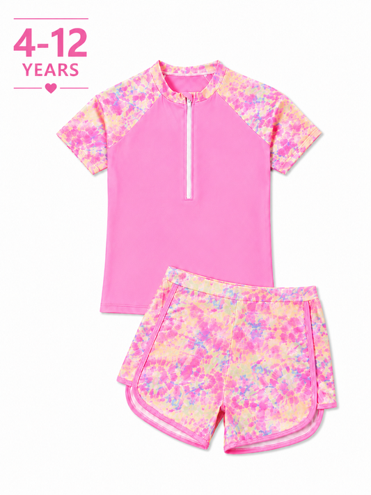 Cotton Candy - Short Sleeve Two Piece Set