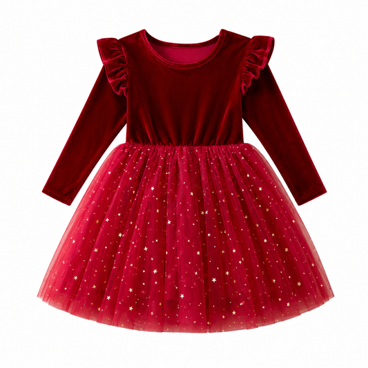 Velvet Red Dress