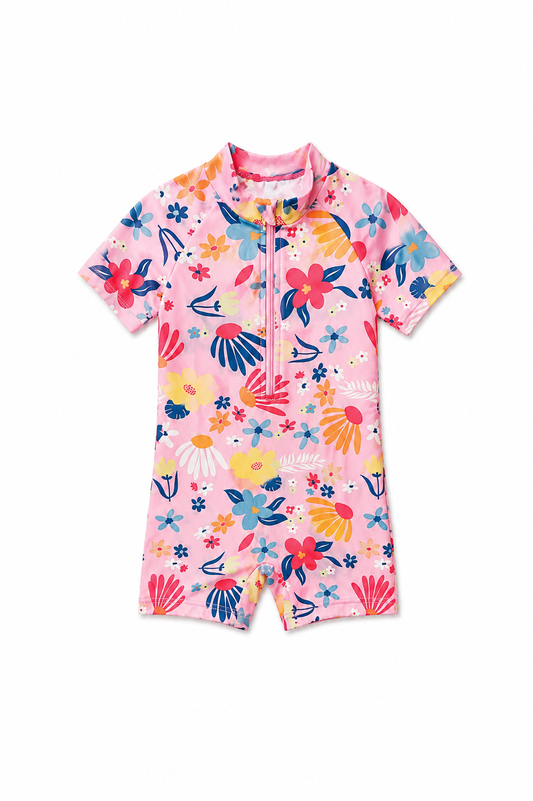 The Wildflower – Short Sleeve Swimsuit