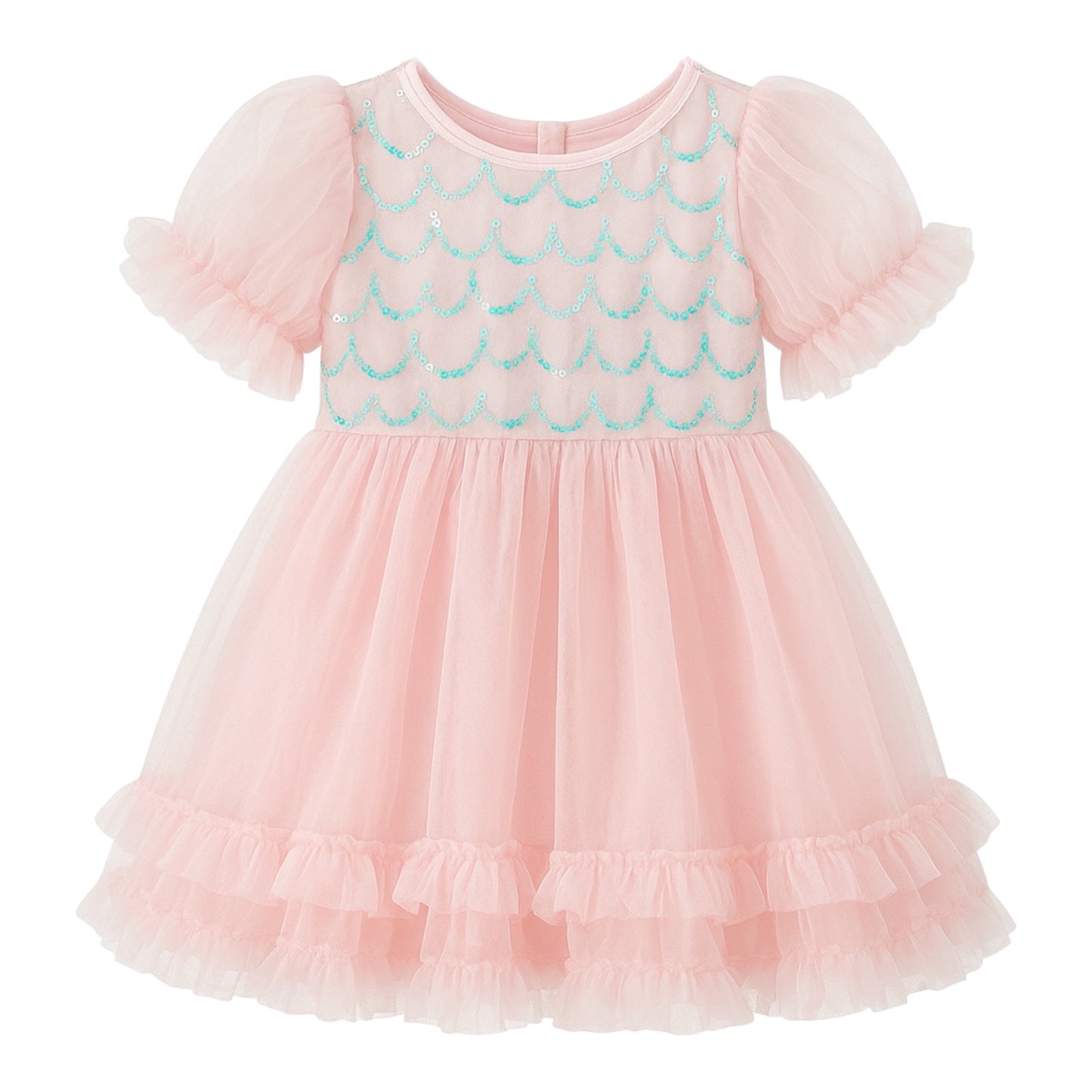 Blush Mermaid Sparkle Dress