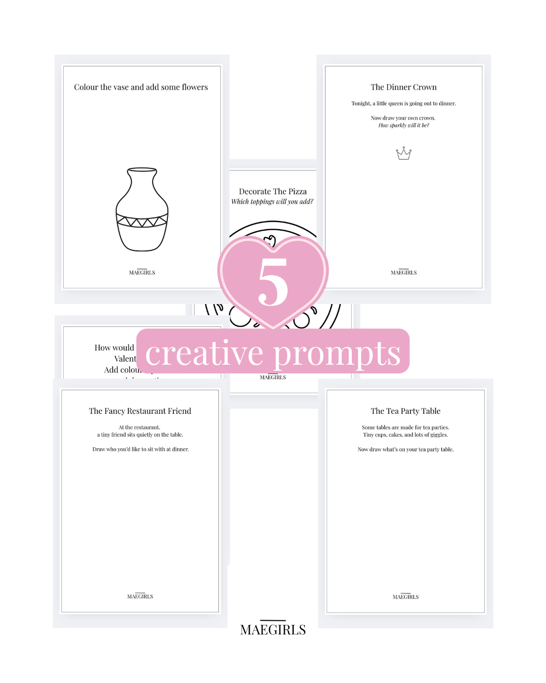 The Little Lady Colouring Collection (21 Pages)