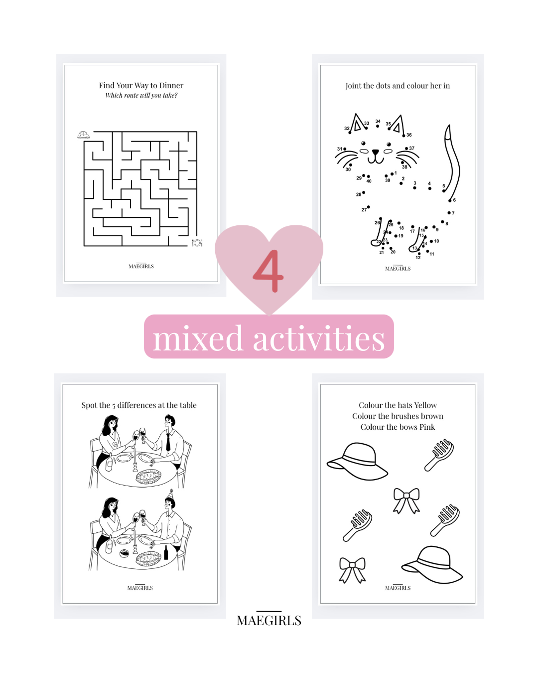 The Little Lady Colouring Collection (21 Pages)